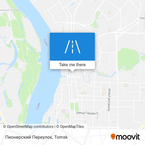 Пионерский Переулок map