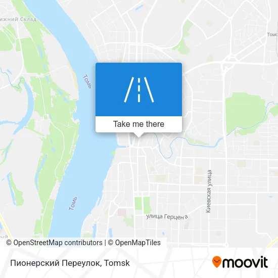 Пионерский Переулок map