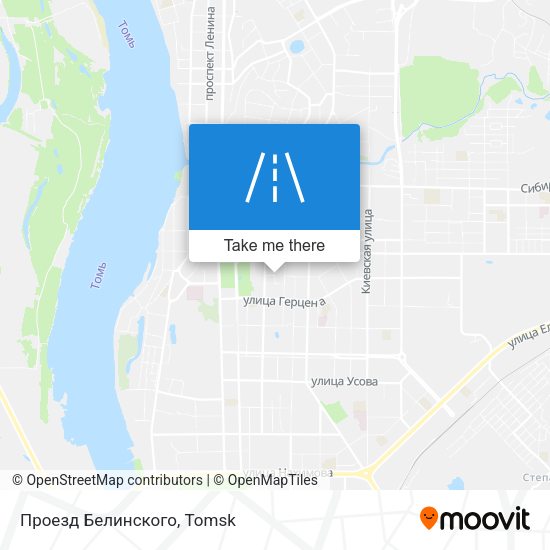 Проезд Белинского map