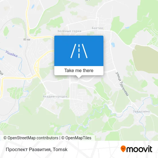 Проспект Развития map