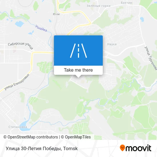 Улица 30-Летия Победы map