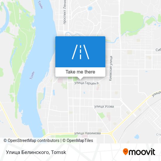 Улица Белинского map