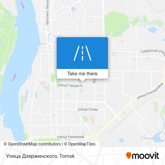 Улица Дзержинского map