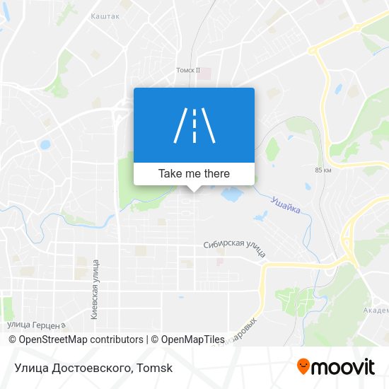 Улица Достоевского map