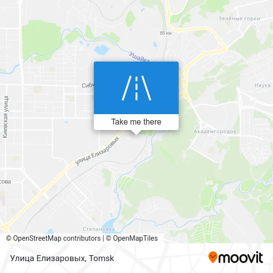 Улица Елизаровых map