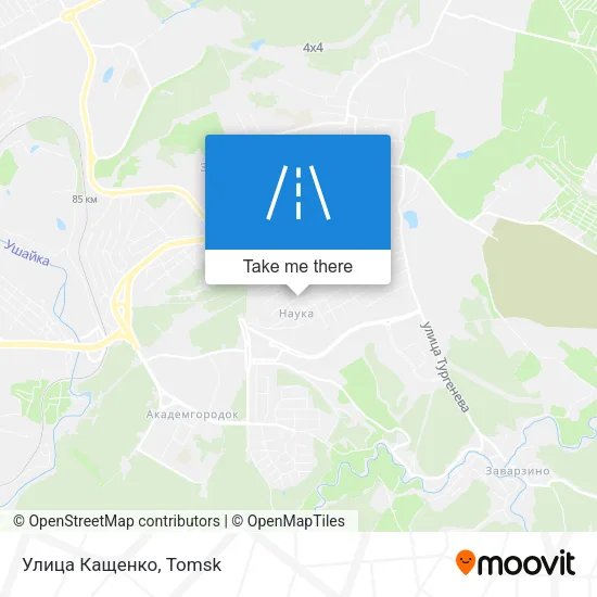 Улица Кащенко map
