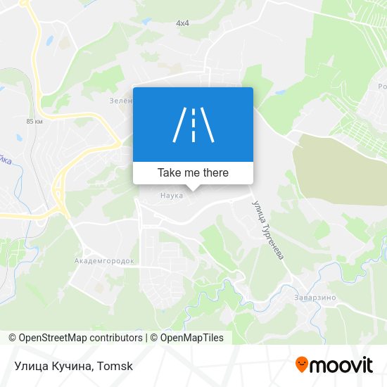 Улица Кучина map
