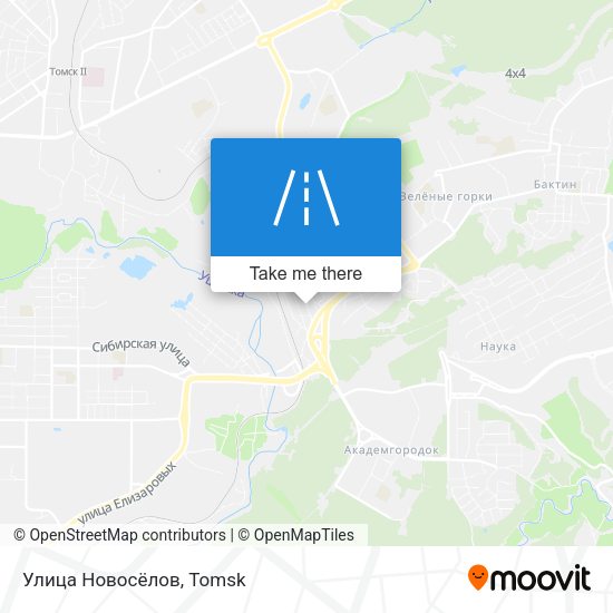 Улица Новосёлов map