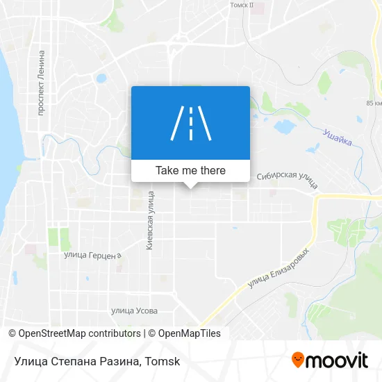 Улица Степана Разина map
