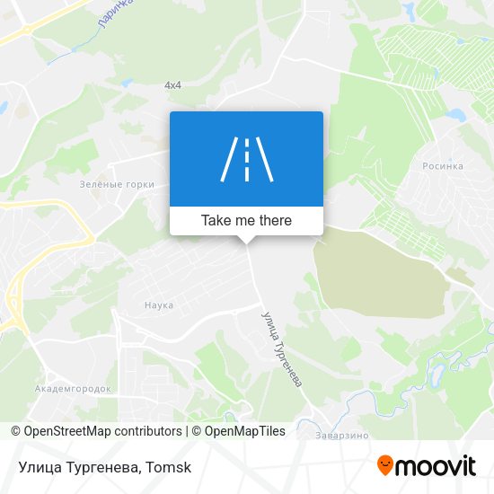 Улица Тургенева map