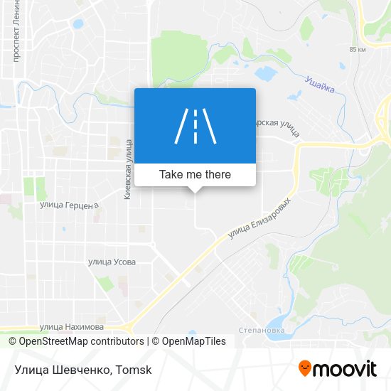 Улица Шевченко map