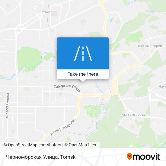 Черноморская Улица map