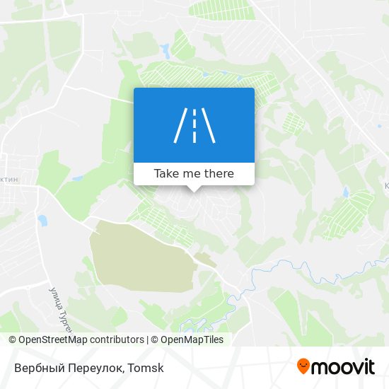 Вербный Переулок map