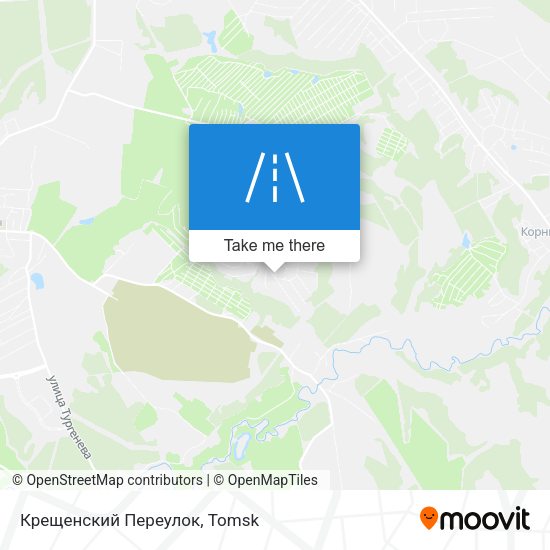Крещенский Переулок map