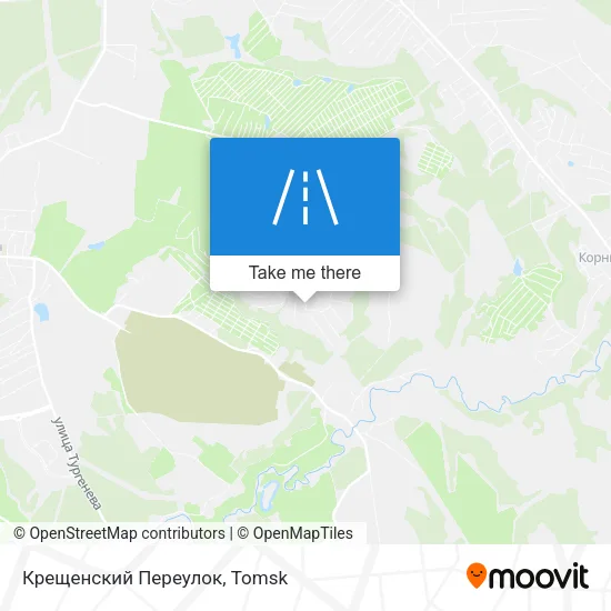 Крещенский Переулок map