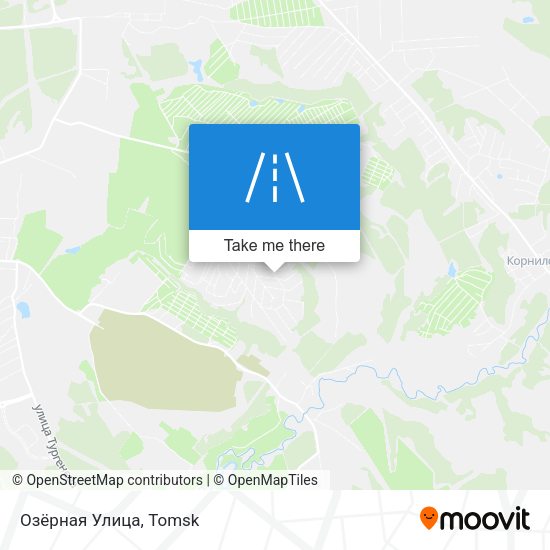 Озёрная Улица map