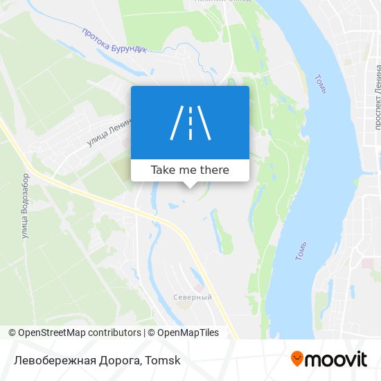 Левобережная Дорога map