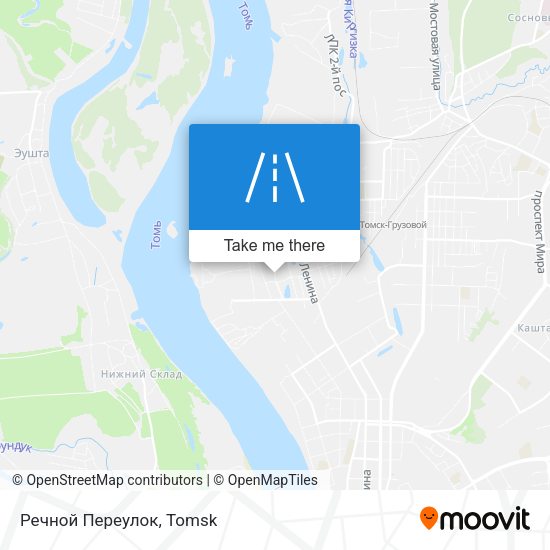 Речной Переулок map