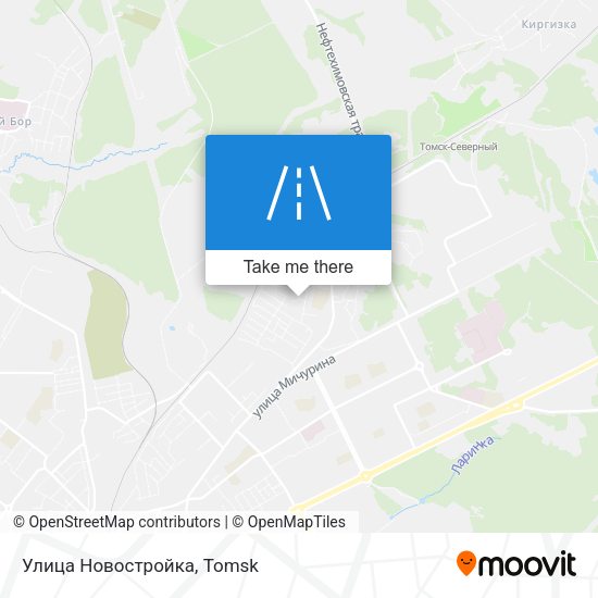 Улица Новостройка map