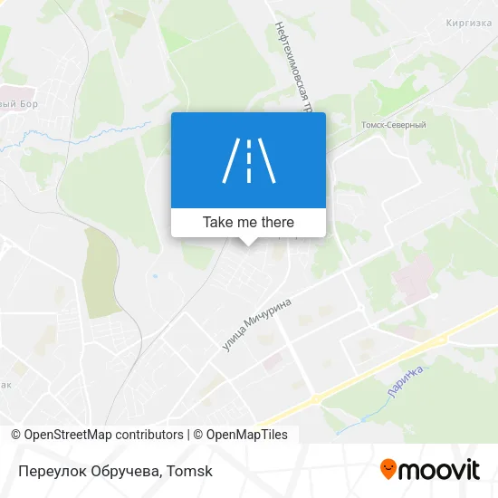 Переулок Обручева map