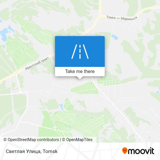 Светлая Улица map