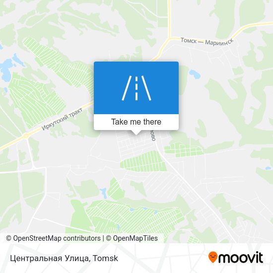 Центральная Улица map