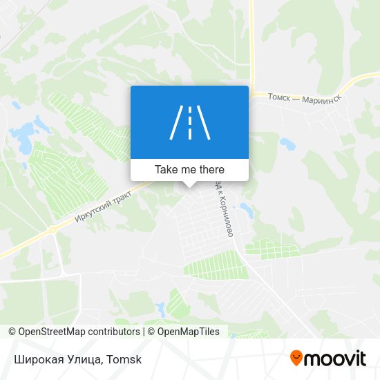 Широкая Улица map
