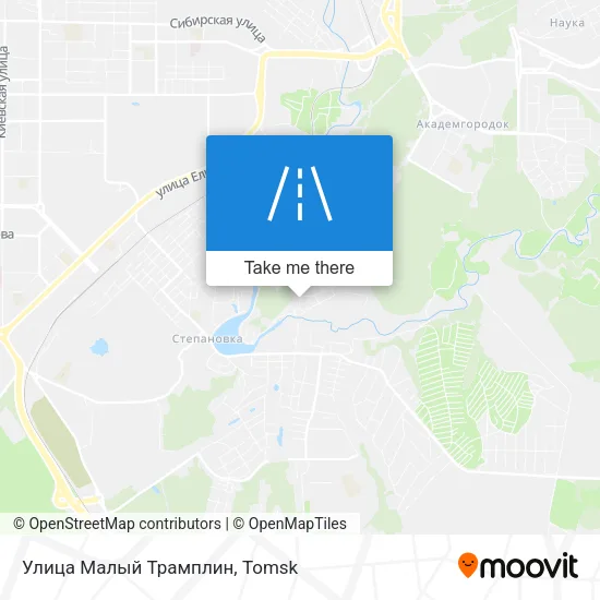 Улица Малый Трамплин map