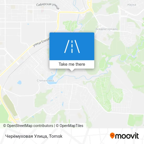 Черёмуховая Улица map