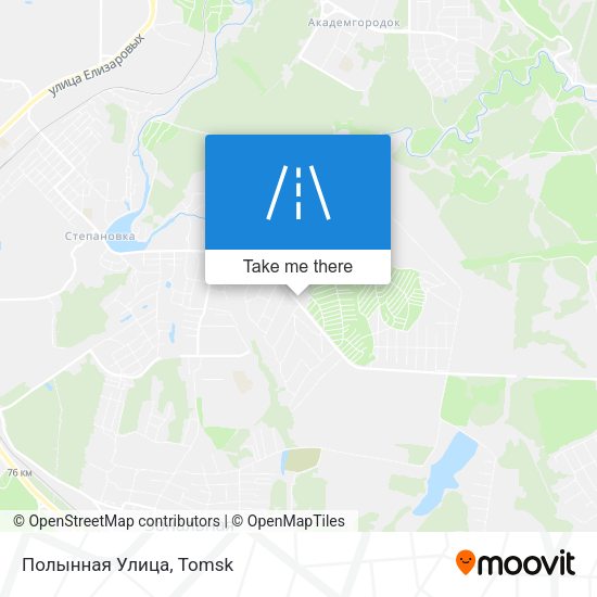Полынная Улица map