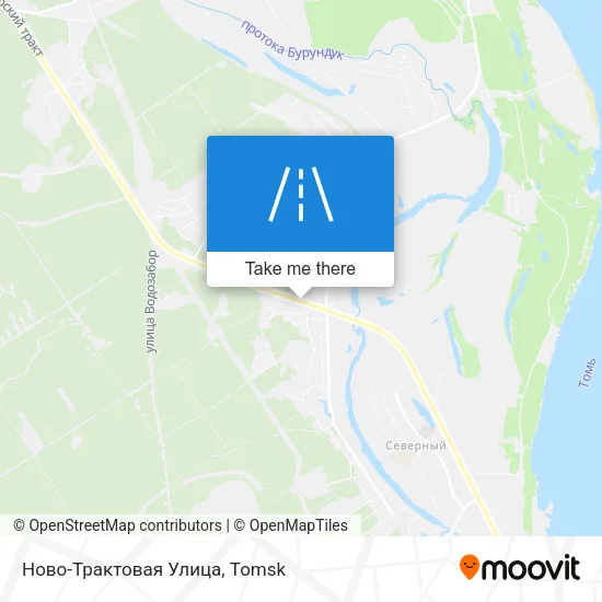 Ново-Трактовая Улица map