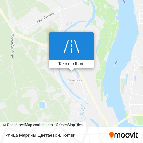 Улица Марины Цветаевой map
