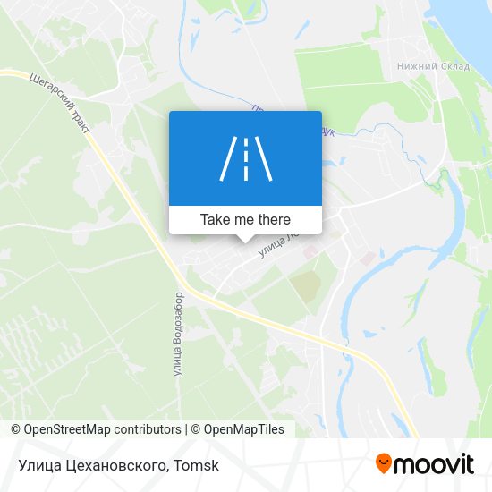 Улица Цехановского map