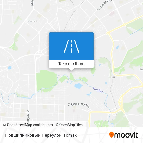 Подшипниковый Переулок map