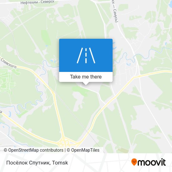 Посёлок Спутник map