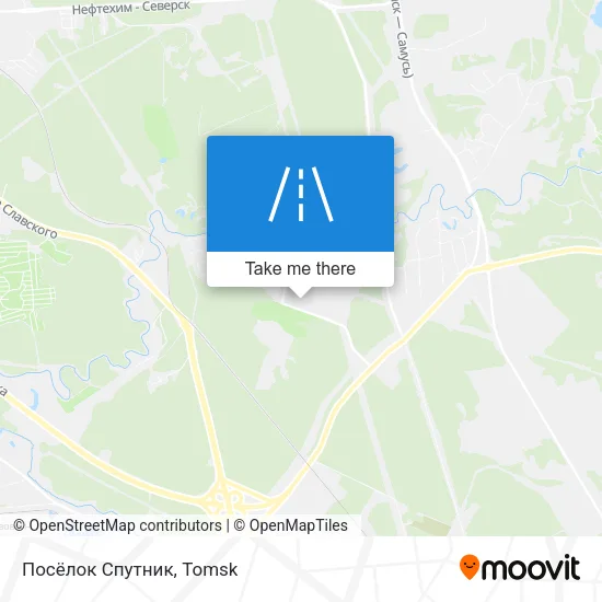 Посёлок Спутник map