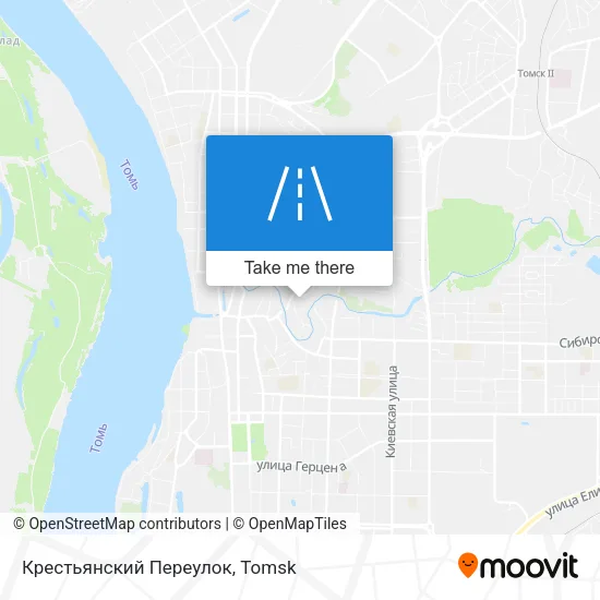 Крестьянский Переулок map