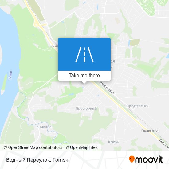 Водный Переулок map