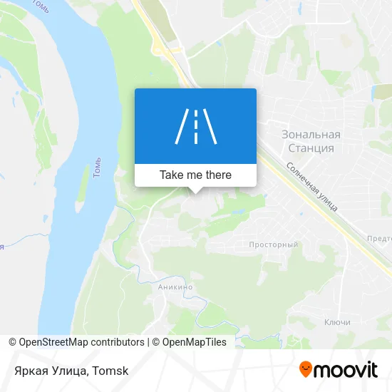 Яркая Улица map