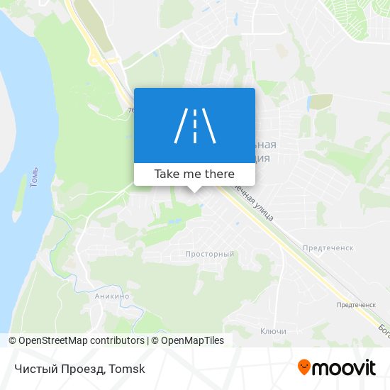 Чистый Проезд map