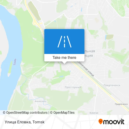 Улица Еловка map