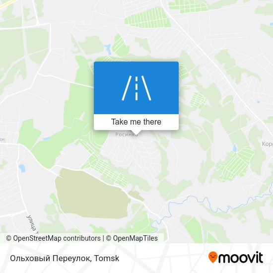 Ольховый Переулок map
