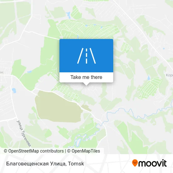 Благовещенская Улица map