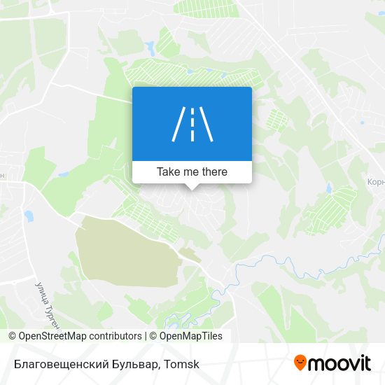 Благовещенский Бульвар map