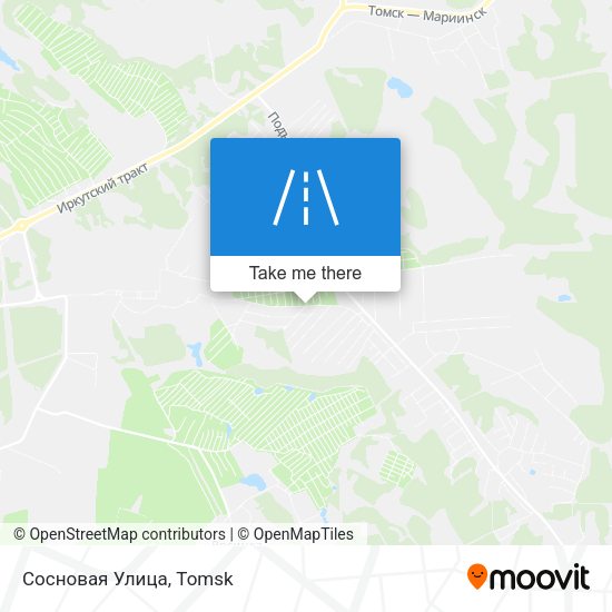 Сосновая Улица map