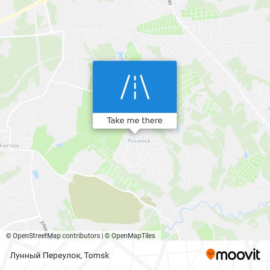 Лунный Переулок map