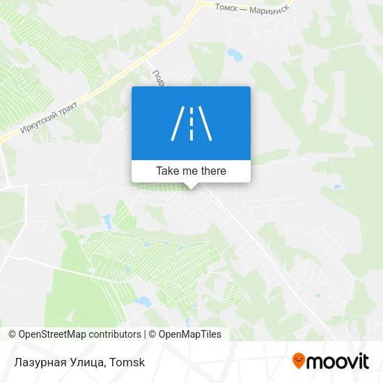 Лазурная Улица map