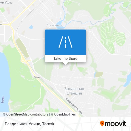 Раздольная Улица map