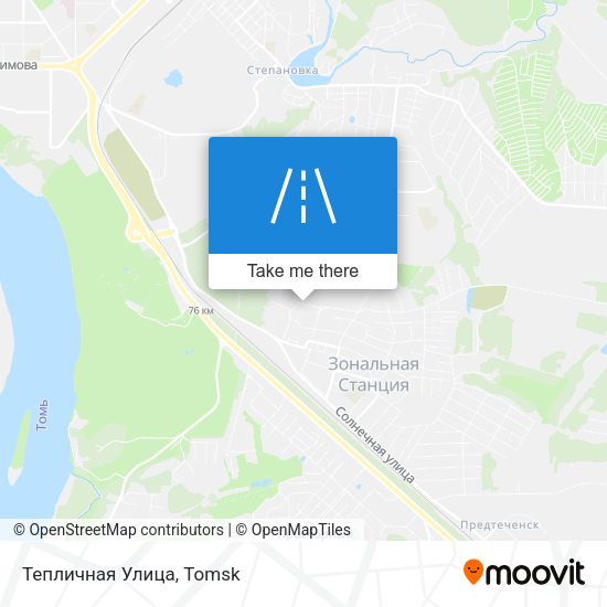 Тепличная Улица map