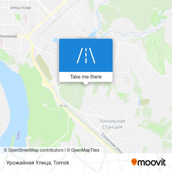 Урожайная Улица map